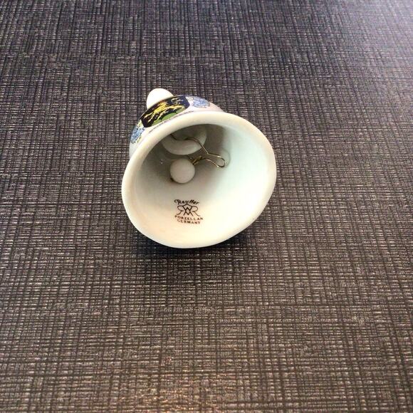 Heidelberg Castle Germany REUTTER PORZELLAN Double Sided Porcelain 3" Bell - Picture 3 of 3